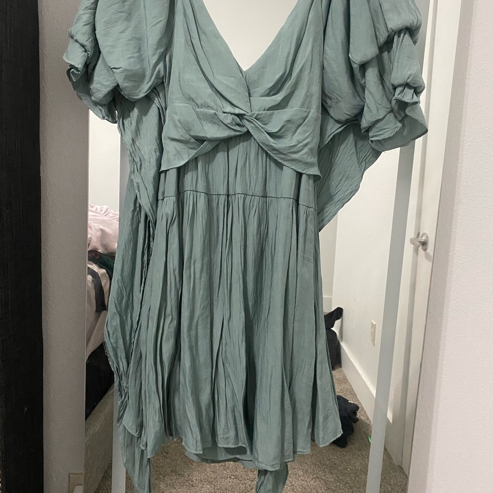 Mustard Seed Sage Green Dress